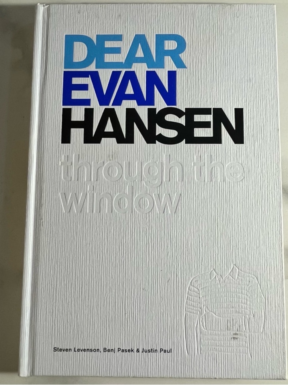 Dear Evan Hansen: Through The Window Hardcover Broadway Cast Photos Lyrics 2017